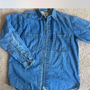 Levi's Denim Blue Casual Shirt